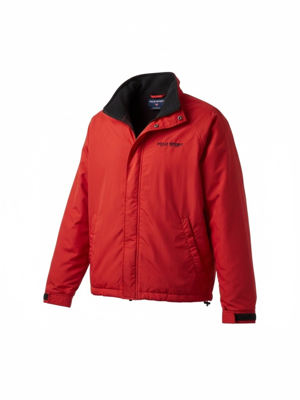 Polo by Ralph Lauren Red Jacket with Black Collar